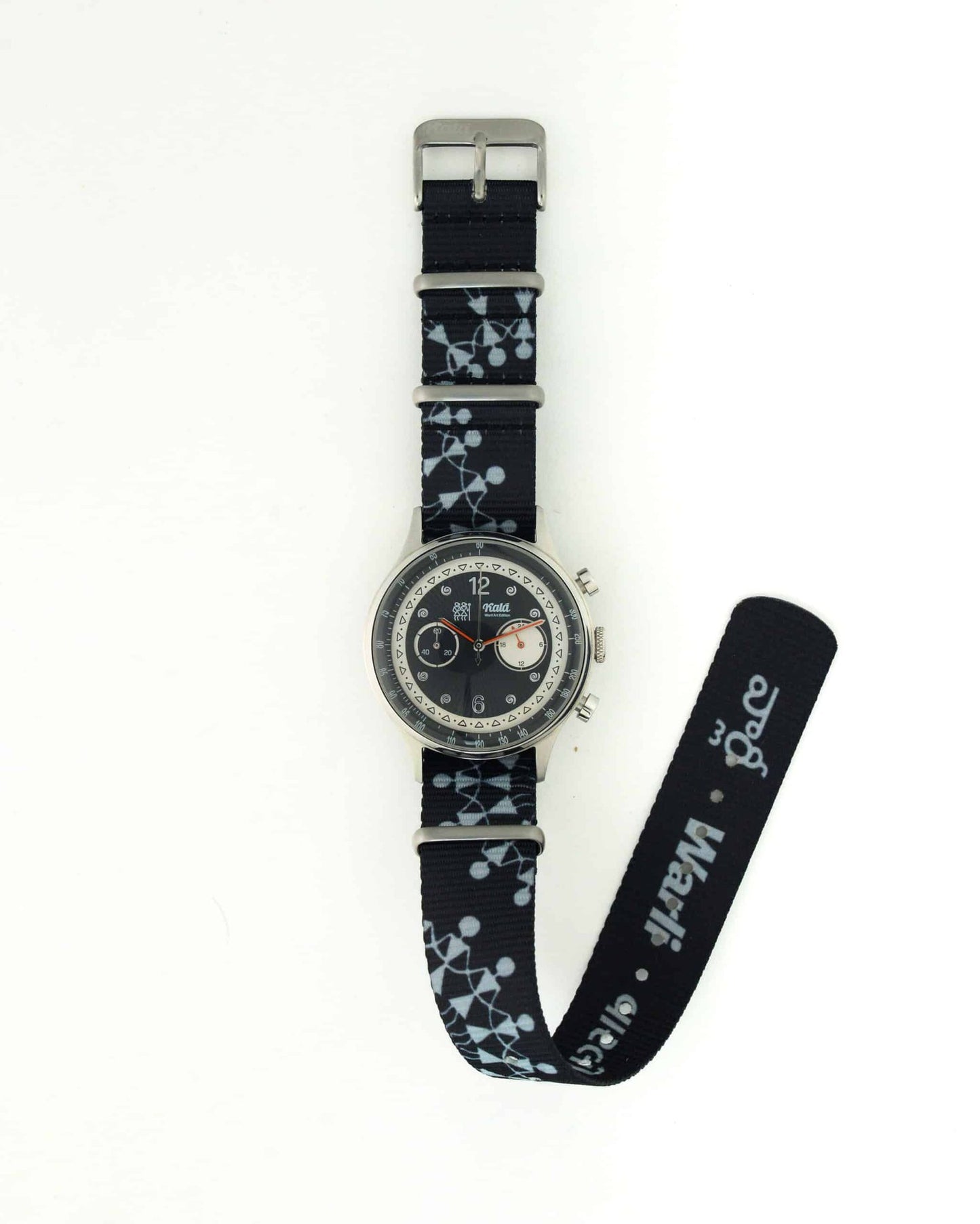 Warli Art Nato Black - 20MM