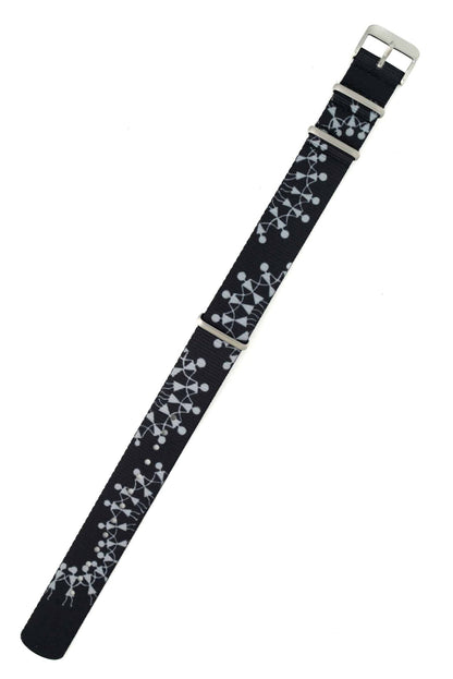 Warli Art Nato Black - 20MM