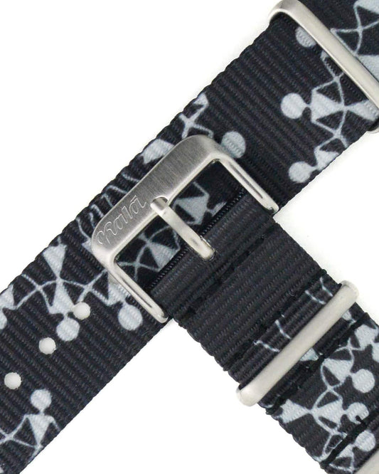 Warli Art Nato Black - 20MM