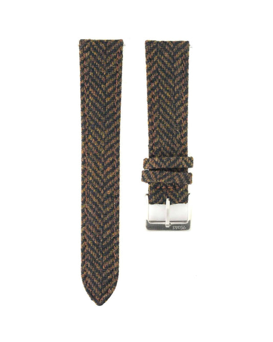 Tweed Canvas Dark Brown