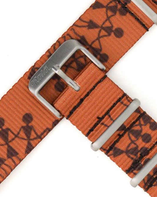 Warli Art Nato Terracotta