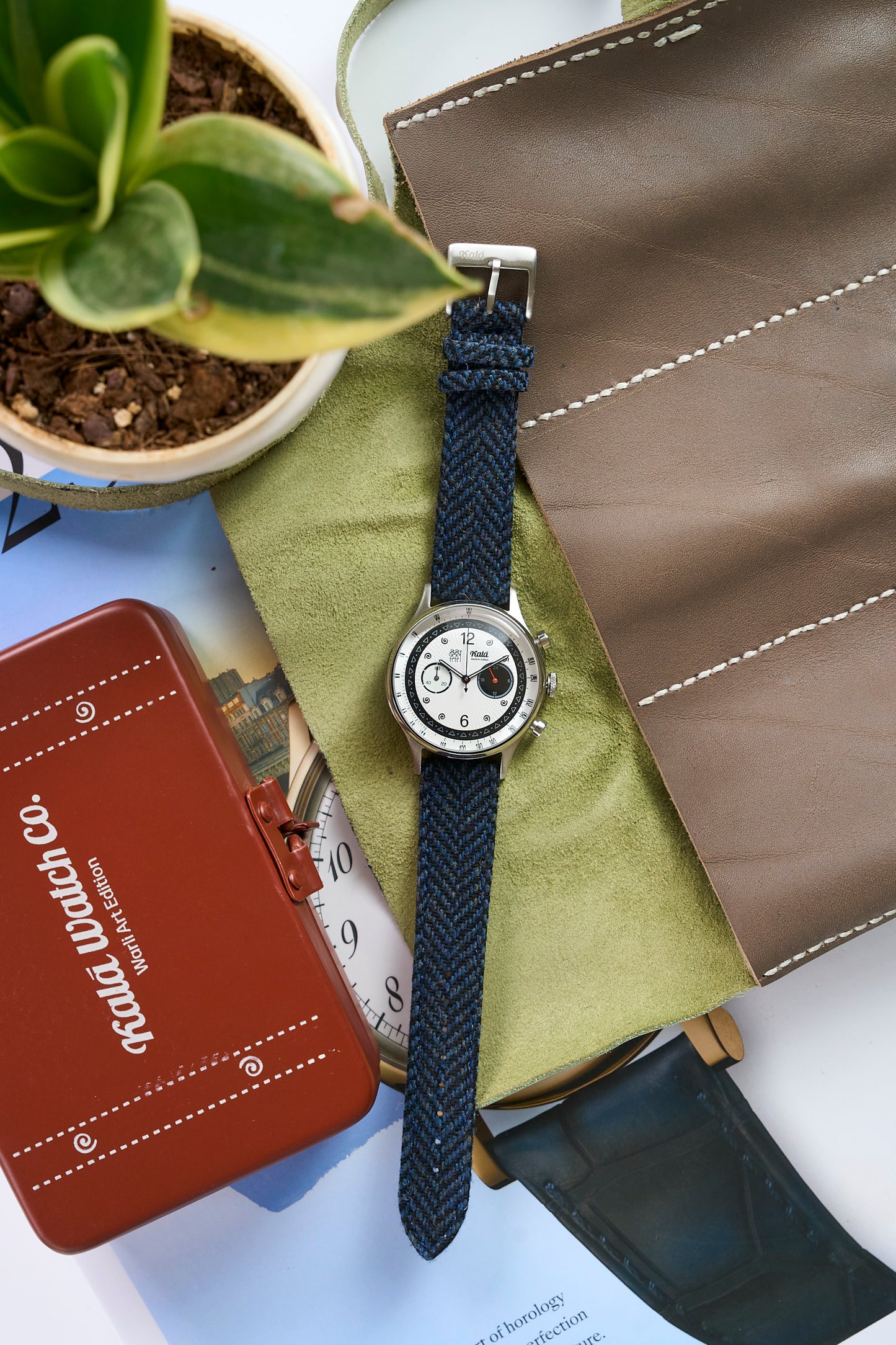 Tweed Canvas Blue - 20MM