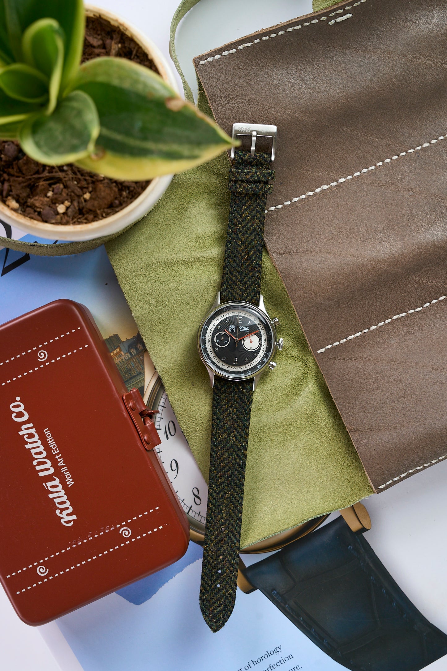 Tweed Canvas Green - 20MM