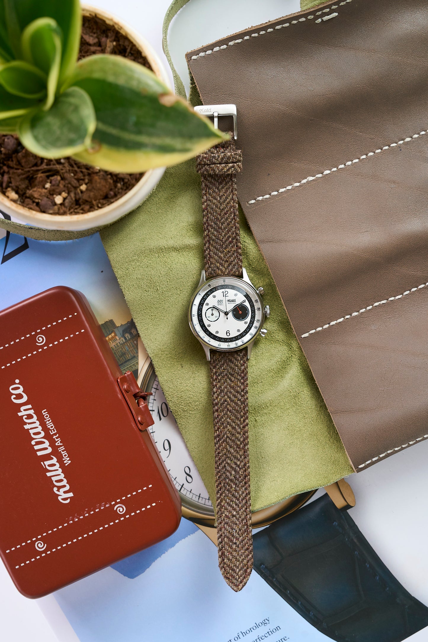 Tweed Canvas Brown - 20MM