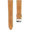 Premium TAN GOAT SUEDE leather strap 20 mm for watches